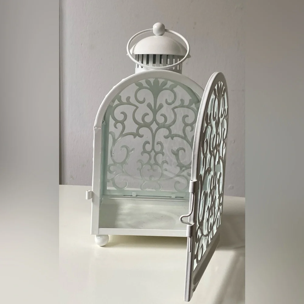 IKEA Elegant White Decorative Lantern